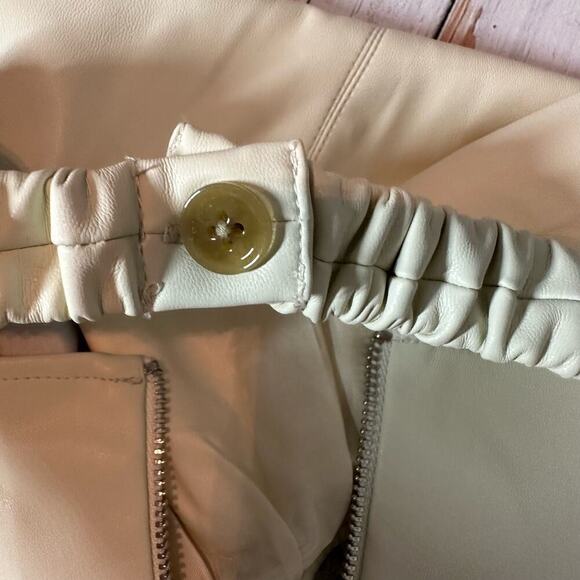 3.1 Phillip Lim Eggshell Vegan Leather Halter Top Size 6 - Picture 9 of 12